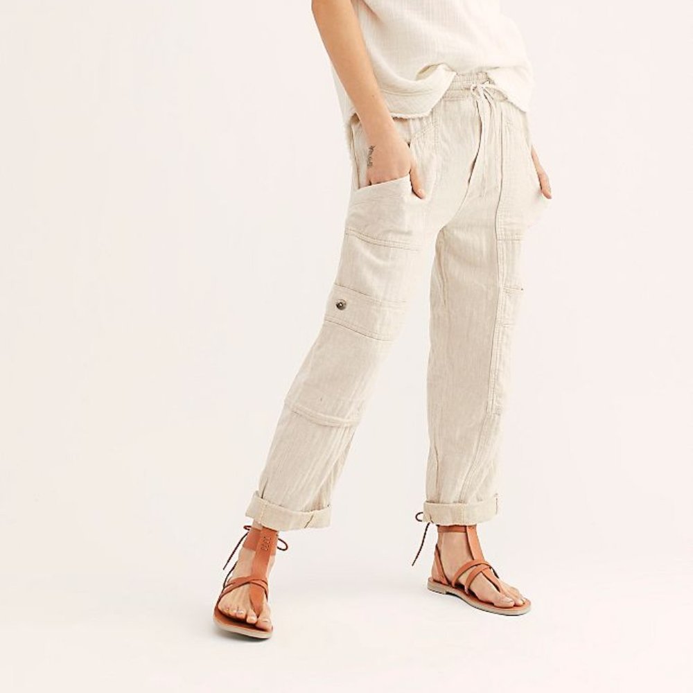 NWT Free People Feelin’ Good Utility Pull-On Pants